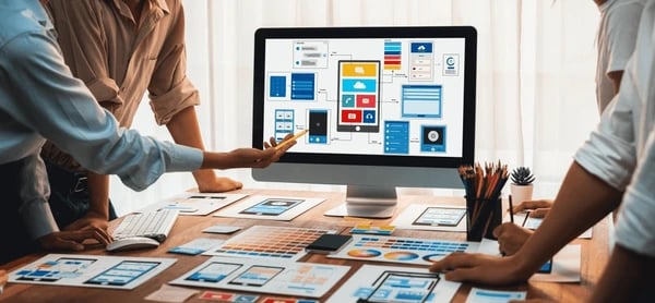 Arrière-plan abstrait de technologie financière